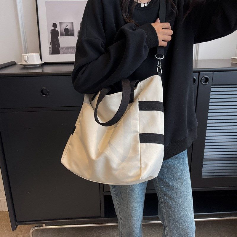 厂家新款女包时尚帆布包女士大容量单肩包百搭潮流休闲斜挎包