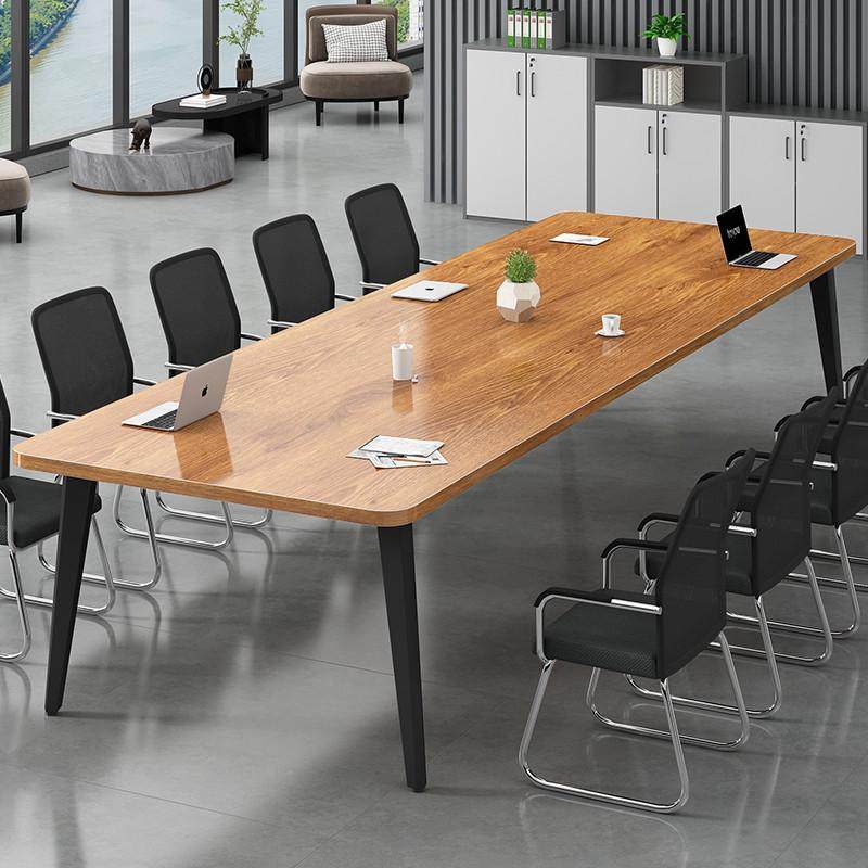 会议桌长桌办公小型会议室简约现代洽谈桌椅组合简易大桌子工作