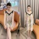 无袖 吊带睡裙女韩版 冰冰凉凉宽松洋气Q大码 夏天新款 舒适薄款 家居