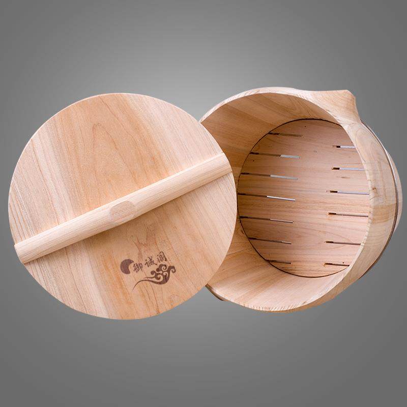 PBN蒸饭木桶甑制子桶蒸米饭大号桶木蒸笼家用饭小蒸笼蒸屉木桶格