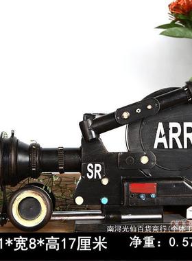 铁相机复古电影放机tu+fglzn模型店铺橱窗摆皮设影楼摄影摄道拍具