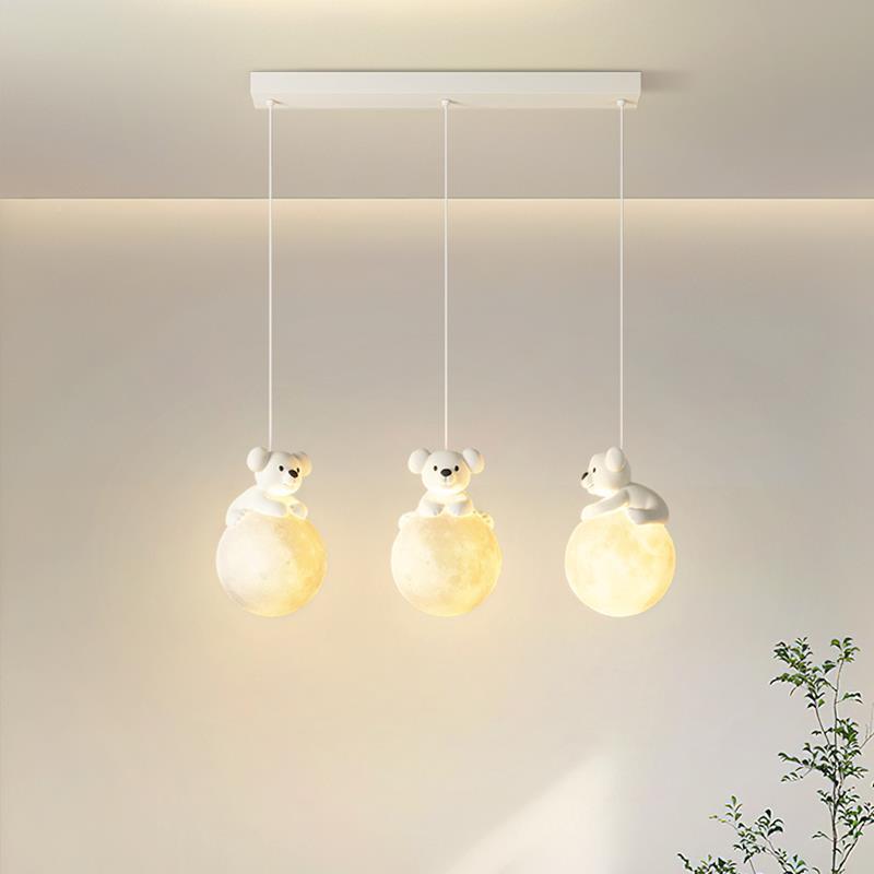餐厅吊灯简油现代ed饭l厅灯创意床头小吊灯网红奶风吧台120餐约桌