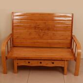 竹床简易折叠沙床发两用单人家用双人多功能公办午休小户经HOW室