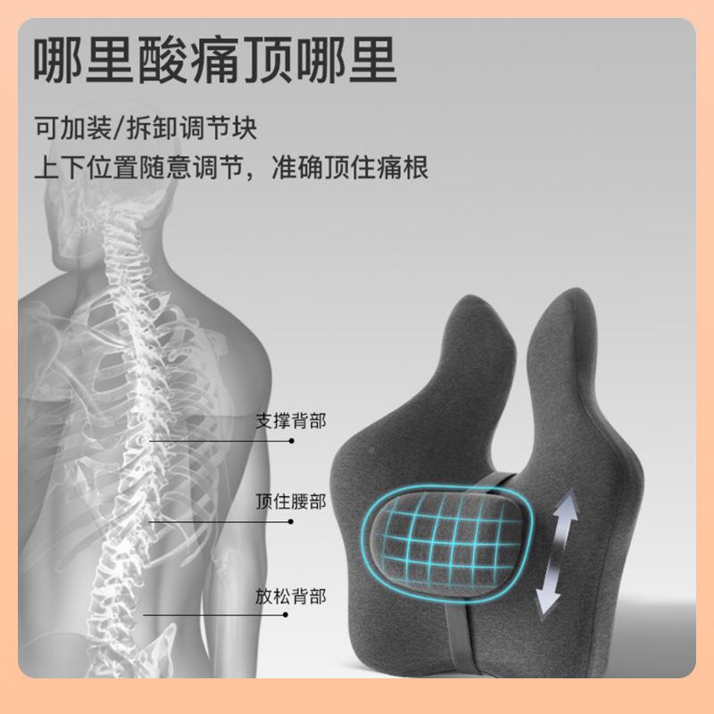 ?祺加质办公室座椅垫护腰腰靠汽车靠孕品妇腰枕椅子靠F$p$%pb*背
