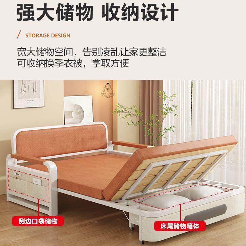 【2.3万人藏】小折叠沙发床可折叠伸缩人一体户型两9998用阳台单