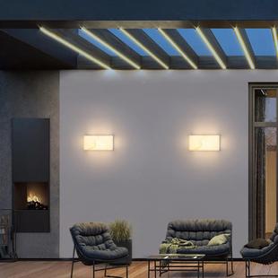 户应外壁灯仿云灯门人体感室外新中式238别墅前灯庭院石阳台灯现