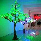 GSD 4LED仿真仙果树灯L桃ED发光树彩灯庭草院坪路灯户外灯LED