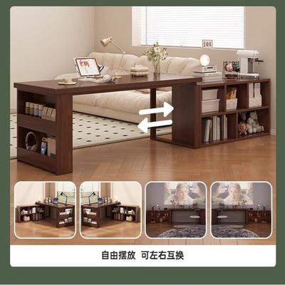 转角书柜书一体实桌木工女作台用生卧室床边FWC电脑桌拐角家办公