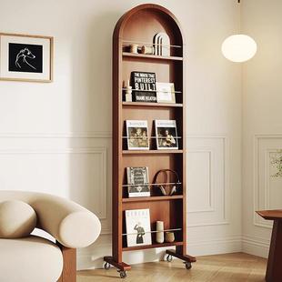 用?中古实木卧室试衣镜杂志架子落地镜NVZ镜身全穿衣镜旋转家置物