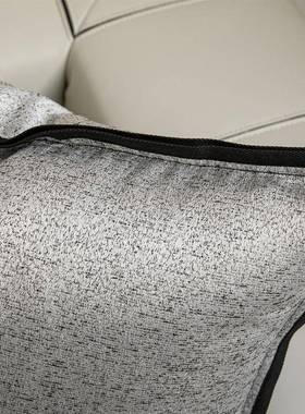 灰色高精密包边BZ22040抱枕套代轻奢沙新中式样板间 发靠现枕床头