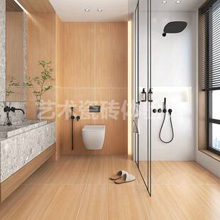 木纹瓷砖600x1200客厅卧室栅格条纹地砖卫生间拉槽平面鱼骨纹墙砖