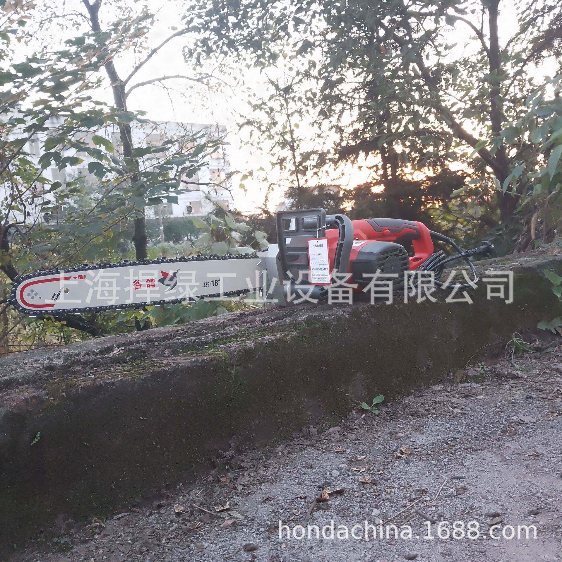 谷鸽G-818电锯伐木锯18寸小型插电式家用手持伐木锯多功能切割机