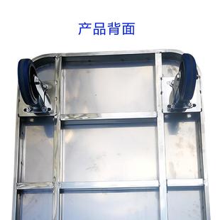 货手推车防蚀不锈钢折叠平902板车防锈拖车库仓拉搬运腐车