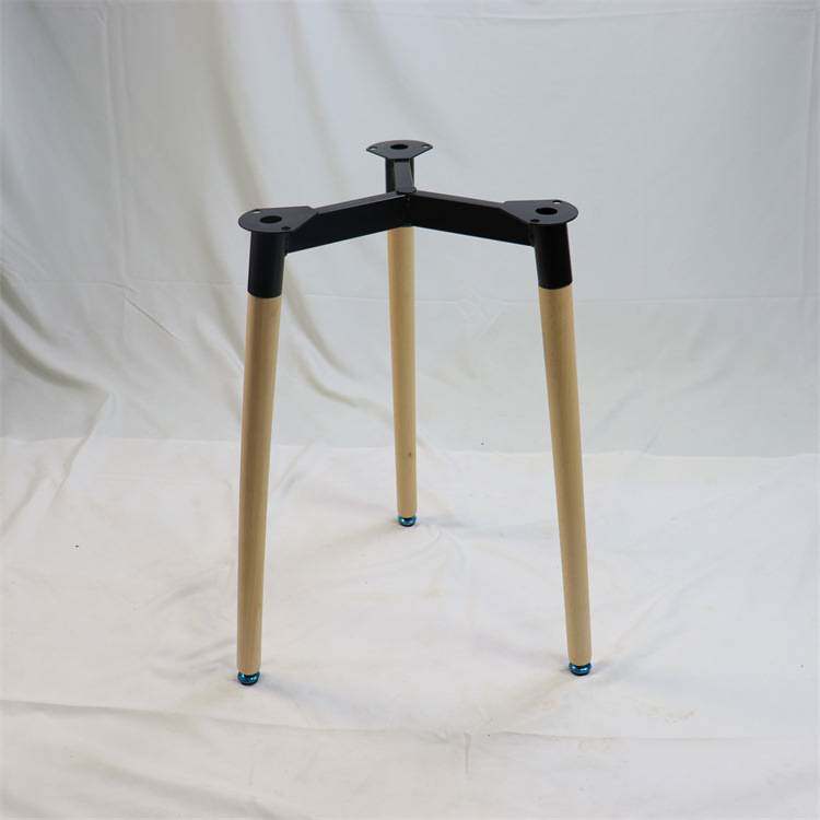 伊姆斯桌架 三脚架榉木餐桌腿方桌脚架桌腿支架三叉架eames chair