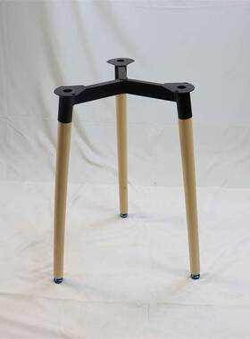 伊姆斯桌架 三脚架榉木餐桌腿方桌脚架桌腿支架三叉架eames chair
