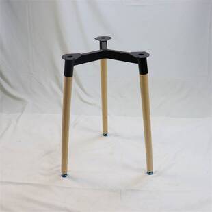 伊姆斯桌架 三脚架榉木餐桌腿方桌脚架桌腿支架三叉架eames chair