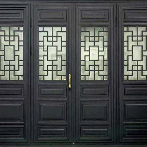 仿古合门窗木镂花雕格门窗古宅老仿古门窗式别空墅仿古门雕花门窗