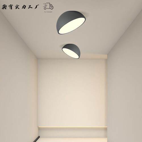 卧室灯ld吸顶灯约飘窗e灯437阁楼斜顶创意极简灯衣帽间走廊过道简