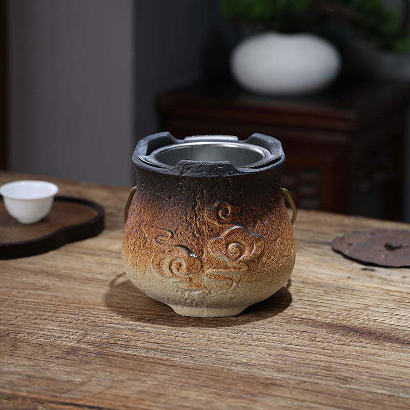 碳炉烧炭炉手工白泥炉围炉小火炉木炭橄榄炭煮茶器酒精烧水煮茶炉