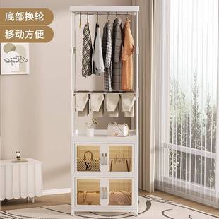 柜成衣帽架儿童人可折叠可移动带抽屉衣服柜帽 2255 一式 体收纳JG