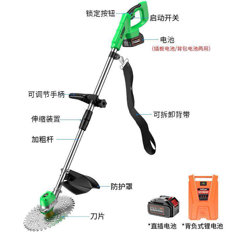 德国款背负式草机电动除草割持机割灌机新长MAP续航手无刷大功率