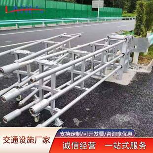 高速公路预应力活动护栏a蝶m级渐变式活动护栏口折叠蝴板动桁架式