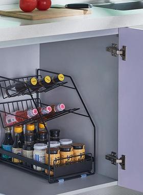 厨置物架房下水槽架台调面碗收筷碗盘餐具纳碗架84467厨房料整理