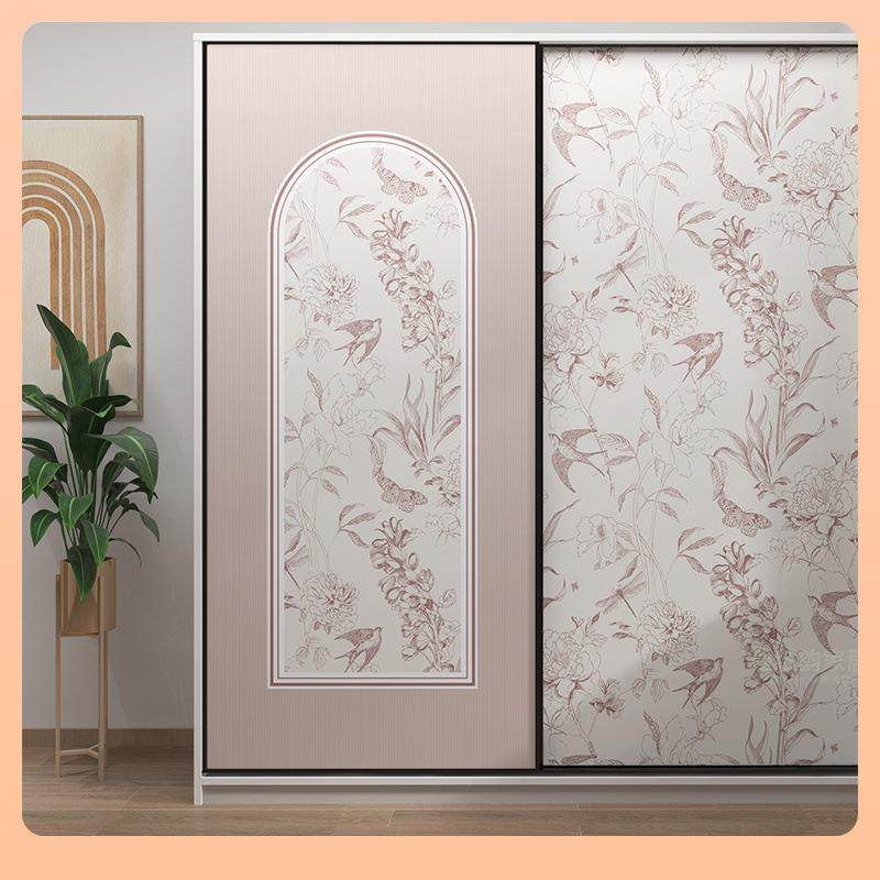 ?旧色衣柜推拉门贴纸卧室F76987H9墙纸自粘换翻新玻璃门移贴膜装,家居饰品,软装墙贴,淘宝优惠券,粉丝福利购,淘宝优惠卷