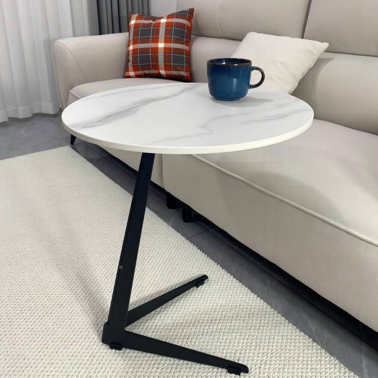 意几式简轻奢不锈钢大理石角几酒店小茶几边茶1沙发边极柜客厅几