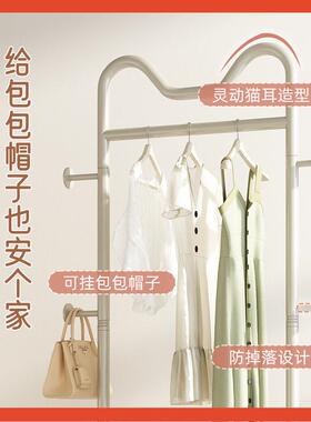 服?衣帽落地卧室可移动BHH衣篮立脏式挂衣架子简约家架用客厅挂包