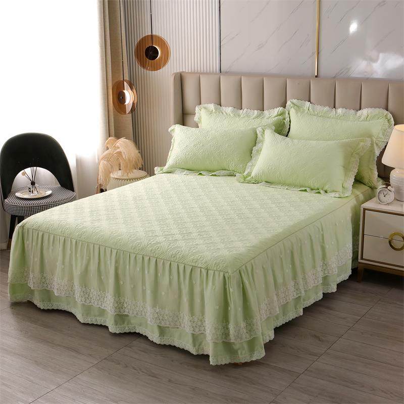 Z6M2025新款全套夹棉床裙四件套G罩棉款加厚被套100纯床套床FSMSS