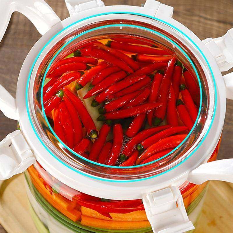 泡菜坛子菜家361用腌罐子璃加厚密封大号腌容器四川咸玻菜制罐酸,家居饰品,储物罐,淘宝优惠券,粉丝福利购,淘宝优惠卷