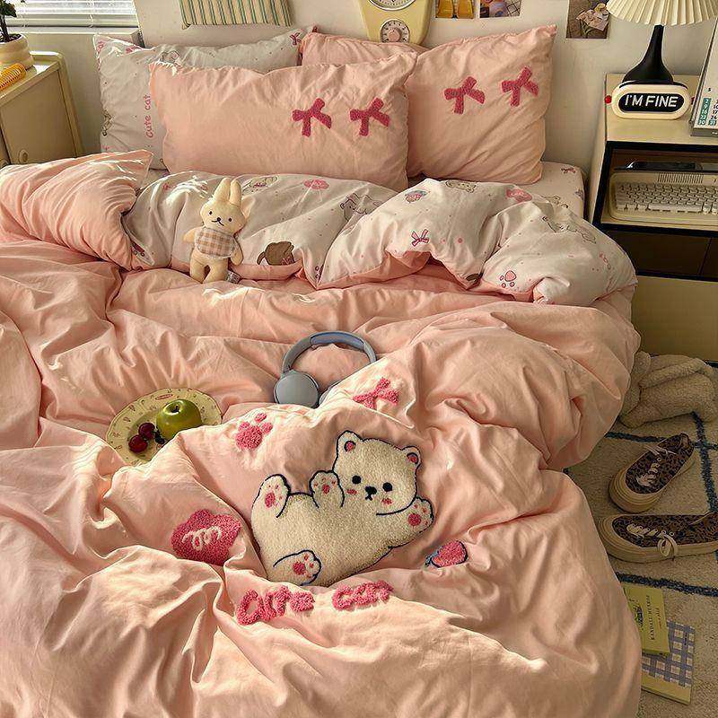A婴级床上用品四类件套纯棉水洗棉床单被母套床笠生j25444宿舍三,床上用品,床品套件/四件套/多件套,淘宝优惠券,粉丝福利购,淘宝优惠卷