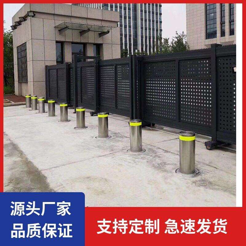厂家供应全自动液压升降柱电动不锈钢防冲撞桩自动液压智能升降柱