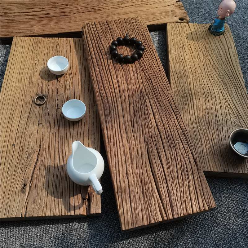 风化木板老榆木门板茶台吧台板老木头文玩手饰禅意摄影拍照背景板