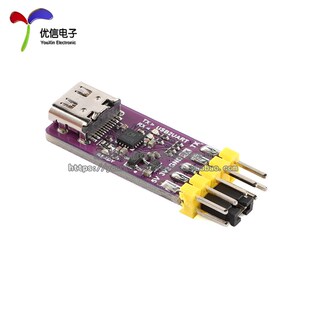 CH343P调试烧录下载器Type 原装 TTL 3.3V USB转串口模块6Mbps5V