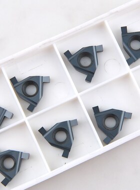 卡赛外切槽平底螺纹浅槽刀头TER16100/150/200/300黑色数控槽刀片