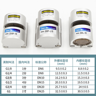 L20 气动DBF刹车气缸DBL空压蝶式 L15 L10 制动器抱闸L10