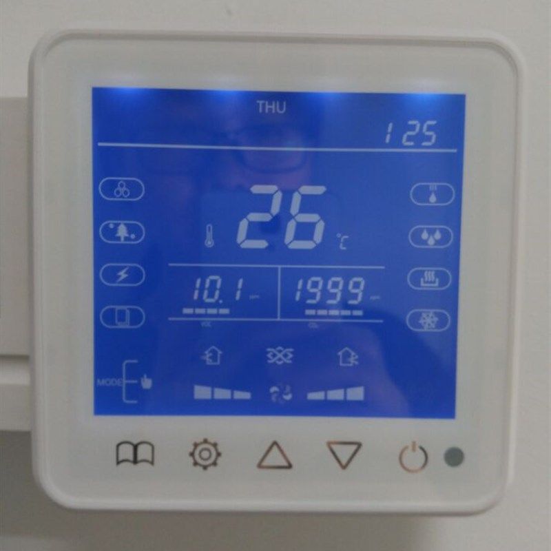 家用新风系统智能液晶控制器新风换气机开关手机APP控制监测pm2.5