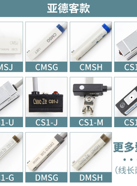 全系列磁性开关气缸传感器二线磁感应器D-A93三线磁环限位器cs1-F