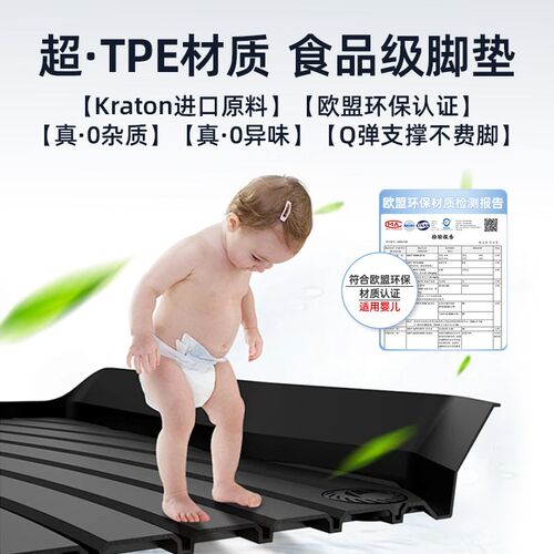 适用北京小米SU7脚垫全包围TPE2024新款PRO速7七MAX用品汽车垫子