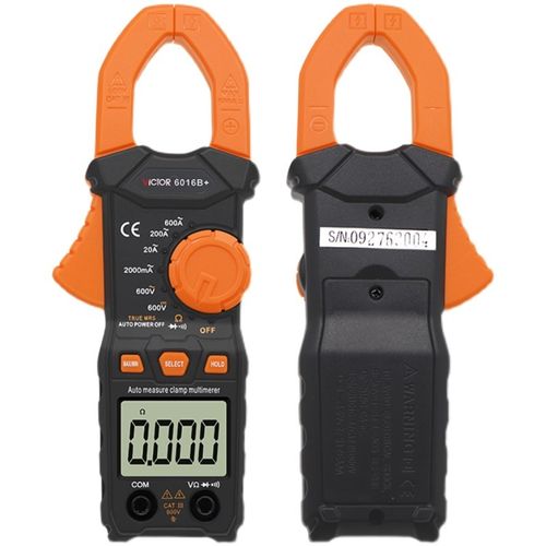 胜利钳形表交流钳形电流表钳表数字万用表电阻蜂鸣6016B+