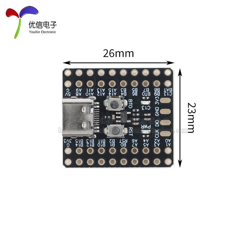 STM32F103C8T6/C6T6_mini开发板 CH340 ARM 32位MCU系统板核心板