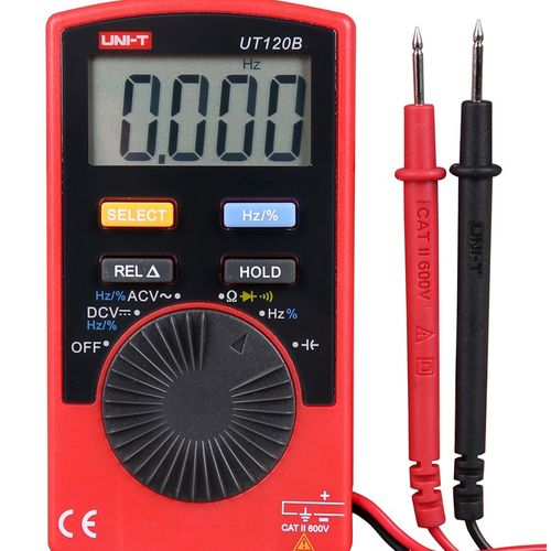 优利德UT120A B C小型数字万用表 便携袖珍自动量程电流表口