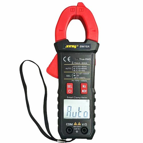 滨江BM18A智能自动识别钳形表高精度数字电流表电工家用万用表
