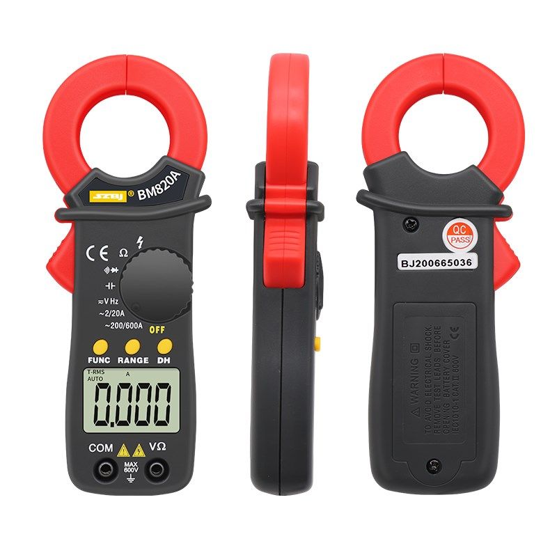 滨江BM820A数字袖珍/口袋/迷你型/交流钳形表数字钳型万用表