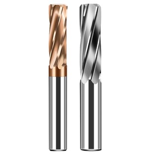 58度铰刀硬质合金钨钢机用6刃螺旋铰刀加长65度螺旋铰刀高精铝用