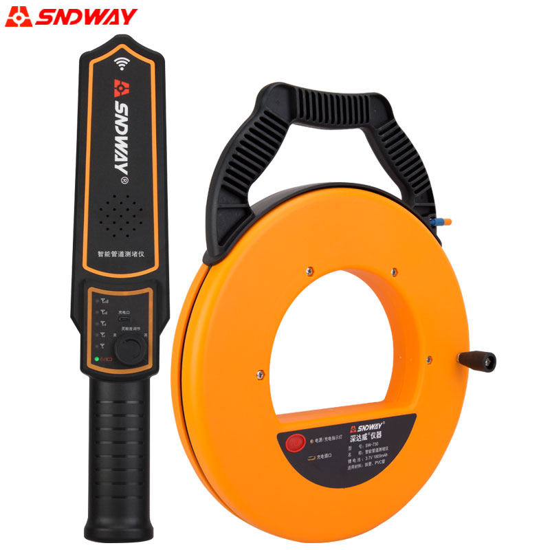 电工管道测堵器 排堵仪深达威SW-730/SW-740 pvc管穿线堵塞探测