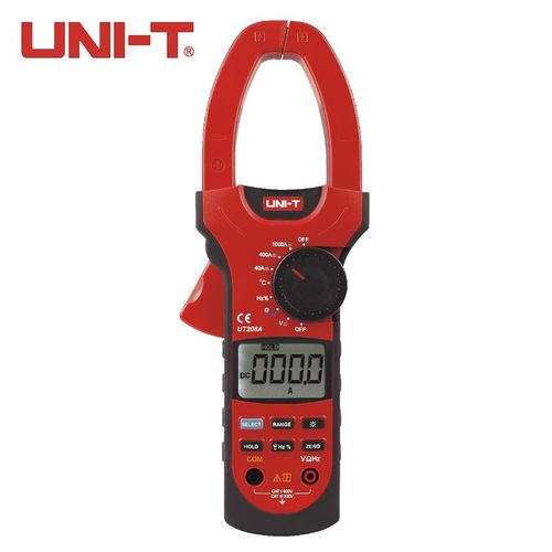 优利德UT207A 208A数字钳形表交直流电流表1000A 钳形万用表