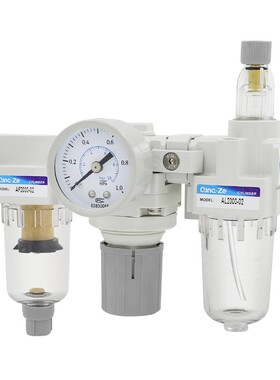 油水分离空气过滤器三联件AC2000-02气源处理器AR4调压阀3000-03D